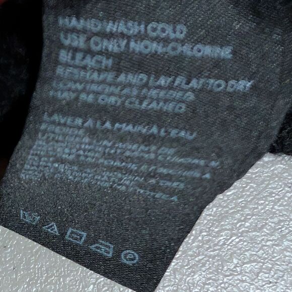 NWT Anthropologie Copley black wool blend open front cardigan M/L shawl collar - Picture 6 of 10